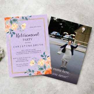 Romantisk Chic Blommigt Vattenfärgen Pension Party Inbjudningar