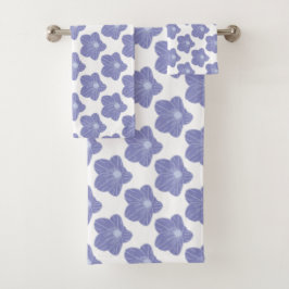 Romantisk Chic Blommönster Bath Towel Set