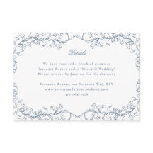 Romantisk Chinoiserie Antik Fransk Blå Bröllop