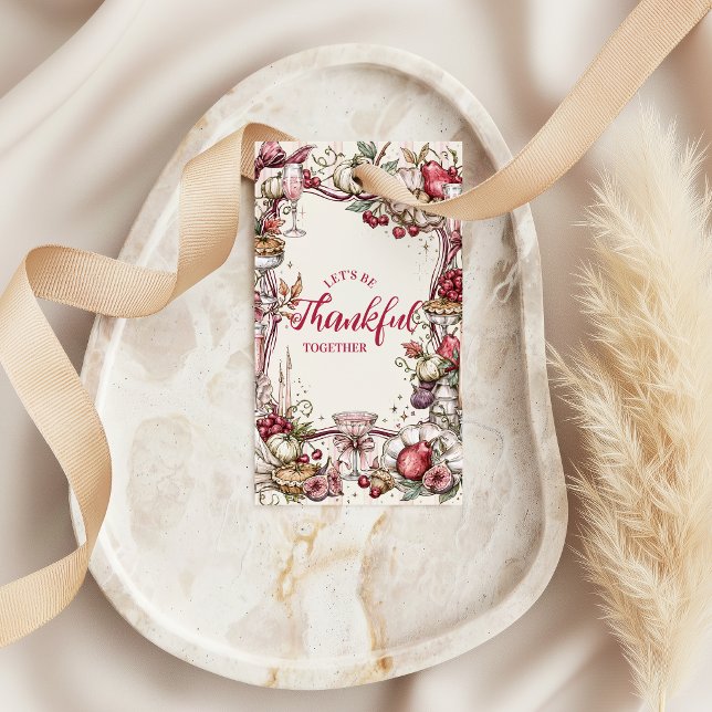 Romantisk Coquette Vännernas Middag Presentetikett (Skapare uppladdad)