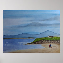 Romantisk dag vid Beach Poster