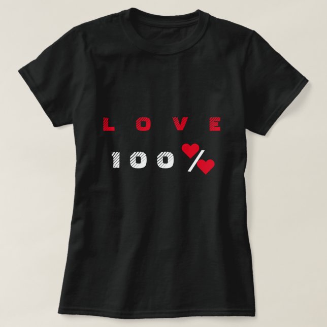 Romantisk damt-shirt t shirt (Design framsida)