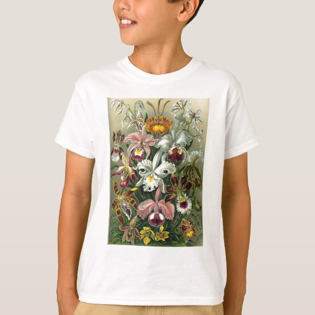 romantisk dejt blommar rsvp färgrik chic tee shirt (Framsida)