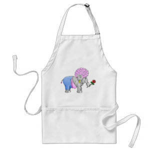 Romantisk elefant förkläde