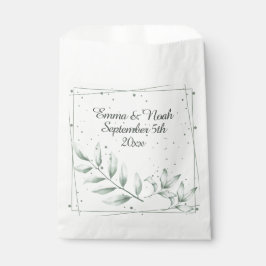 Romantisk Elegant Grönt Dusty Grönt Löv