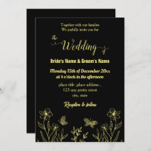 Romantisk elegant guld-blomma