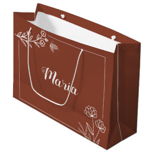 Romantisk elegant terrakotta blomsterbröllop