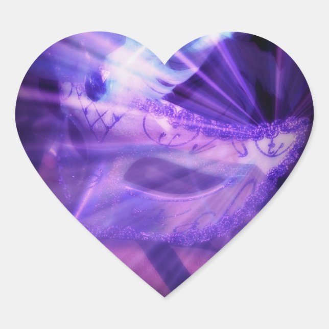 Romantisk Fantasy Mask Klistermärke (Framsida)