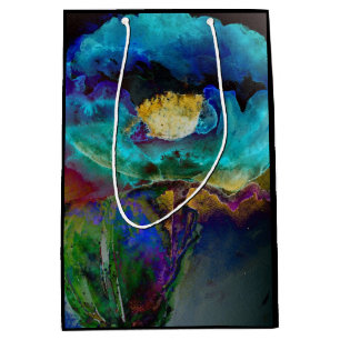 Romantisk färgmålning av testämfärgning av blommig