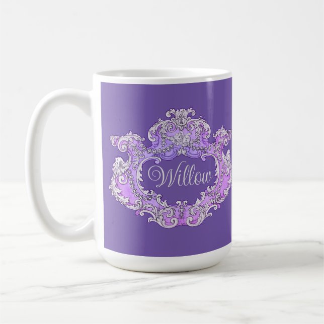 Romantisk,Feminin,Personlig Kaffemugg (Vänster)