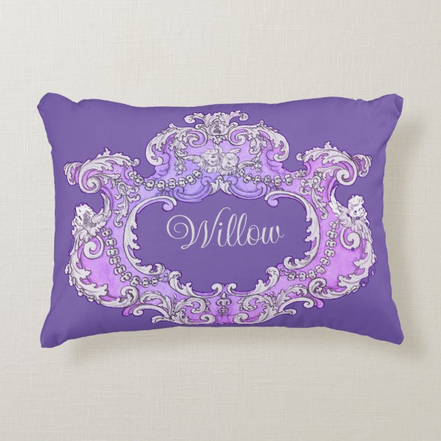 Romantisk,Feminin,Personlig Prydnadskudde (Framsidan)