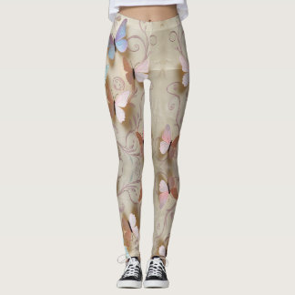 Romantisk fjäril leggings