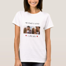 Romantisk Foto T-Shirt – Alla hjärtans dag-present