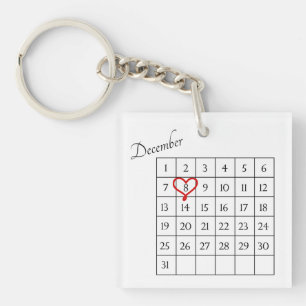 Romantisk fotopatkalender i Bröllop Valentine Gift