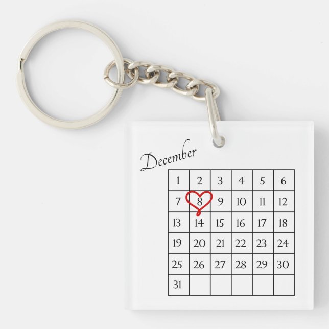 Romantisk fotopatkalender i Bröllop Valentine Gift (Framsidan)