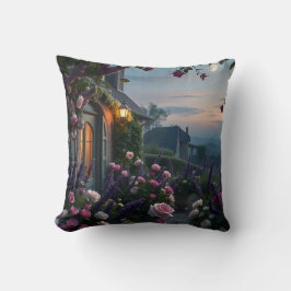 Romantisk Fransk Chateaucore Cottage Garden på Twi Kudde