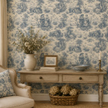 Romantisk fransk landsbygd Toile - Liten skala