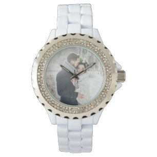 Romantisk gåva ditt personliga foto armbandsur