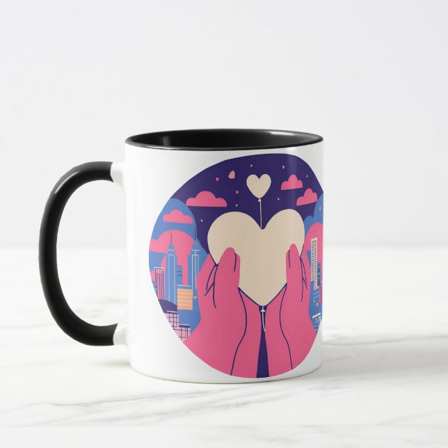 romantisk gåva från valentines day mugg (Vänster)