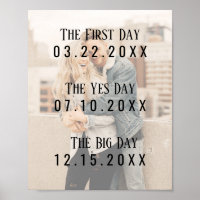 Romantisk, gifta par Data Bild typografi
