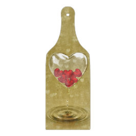 Romantisk glashjärtdesign