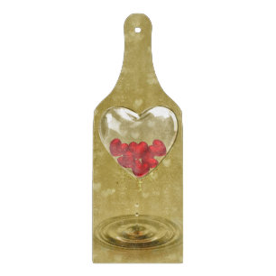 Romantisk glashjärtdesign