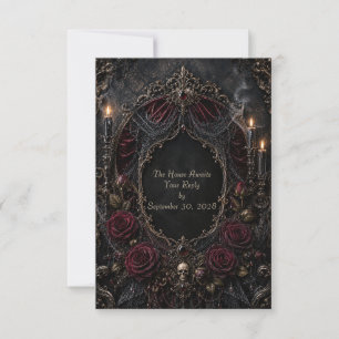 Romantisk gotisk RSVP-kort