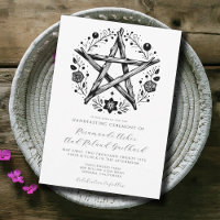 Romantisk handfastning Pagan Wicca Bröllop