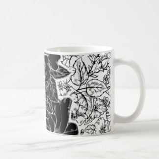 Romantisk hibiskusanpassad design kaffemugg