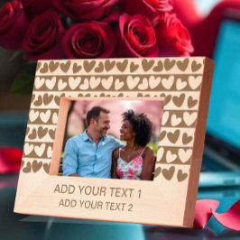 Romantisk hjärtformgivningstext med Anpassningsbar