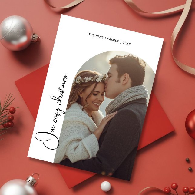 Romantisk Högtidskort för Par Julkort (Skapare uppladdad)