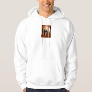 Romantisk hösttröja för par | Mysig höst Lämna mig Hoodie