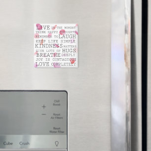 Romantisk inspirerande ord magnet