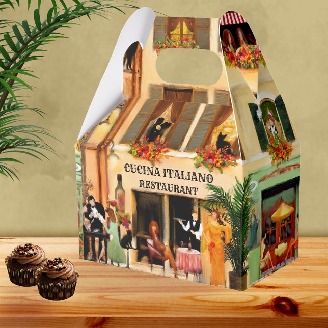 Romantisk italiensk tackfavorlåda presentaskar (Skapare uppladdad)