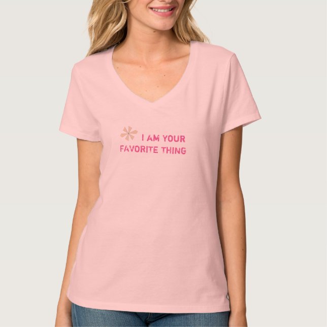 Romantisk jag är Din favoriter Sak Tee Shirt (Framsida)