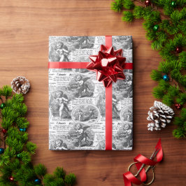 Romantisk jul eller Bröllop cupider i Kärlek Presentpapper