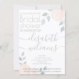 Romantisk kalligrafi, vattenfärg ro inbjudningar