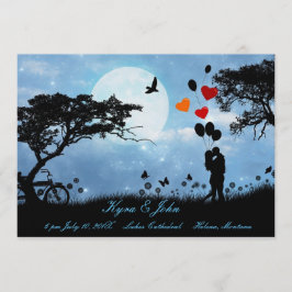 Romantisk kärlek under månbröllopet