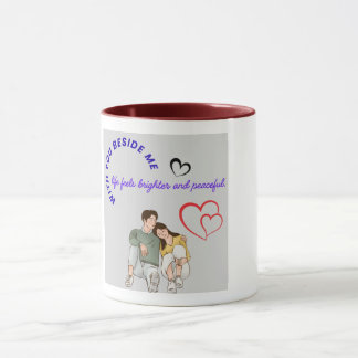 Romantisk Kärleksmugg Design Mugg