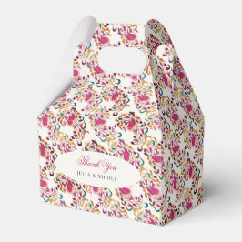 Romantisk Klassisk Pärlsvan Blommig Ram Bröllop Presentaskar