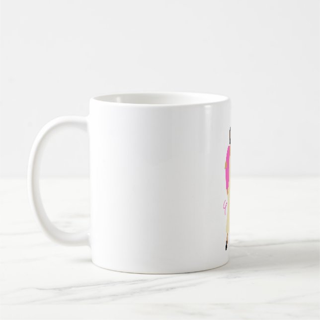 Romantisk Koppar för Par | Elegant Kärleks Kaffe K (Vänster)