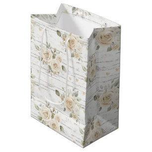 Romantisk krämvit blomster boho bröllopsdusch