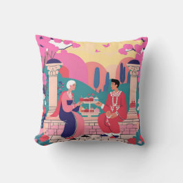 Romantisk kvadratisk fyllning - Charming Kudde