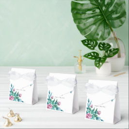 Romantisk kvinnlig Blommigt 40:e födelsedagen Presentaskar