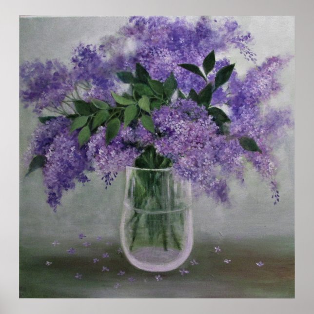 Romantisk lilacs/Poster Poster (Framsidan)