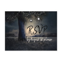 Romantisk månbelysning och lanternor i Träd OSA