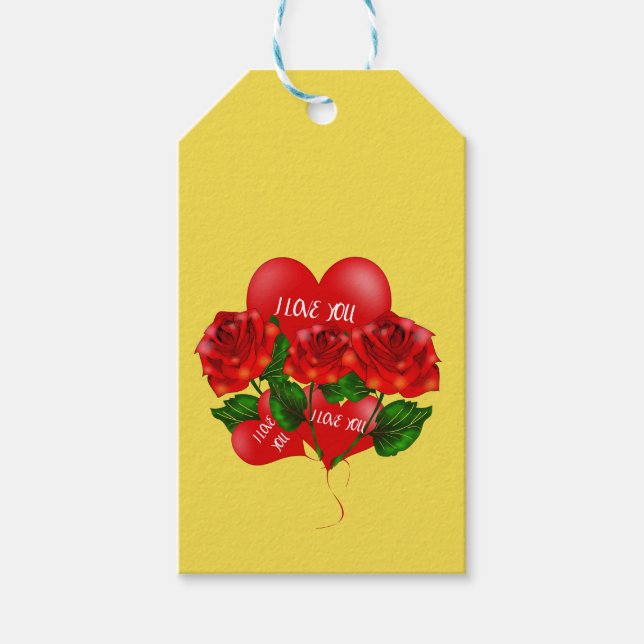 Romantisk märkre presentetikett (Framsidan)