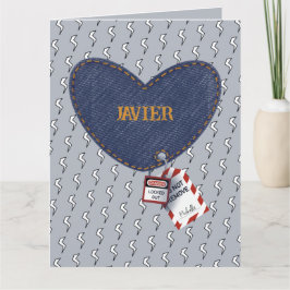 Romantisk matchning av Par Electrical LOTO Heart Kort