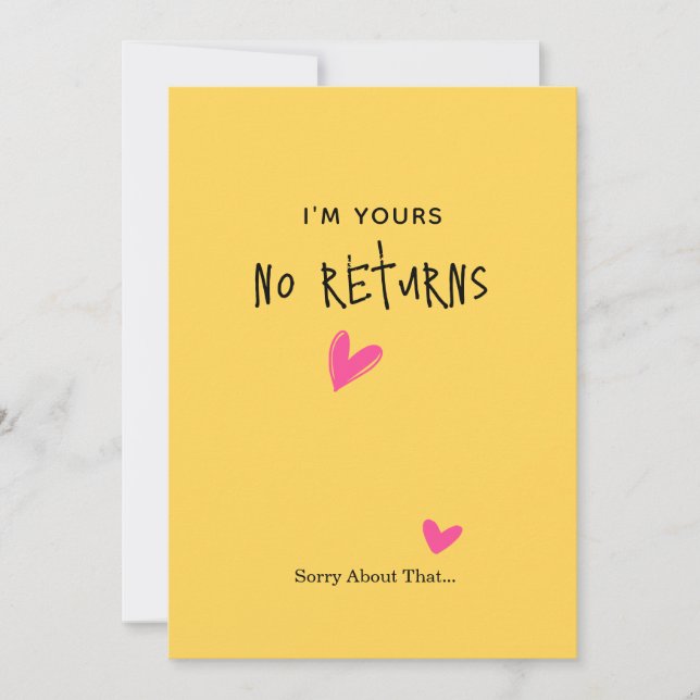 Romantisk Minimalistisk Enkel Alla Hjärtans Dag-ko Julkort (Framsida)