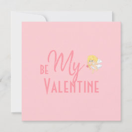 Romantisk minimalistisk Rosa är min Valentine